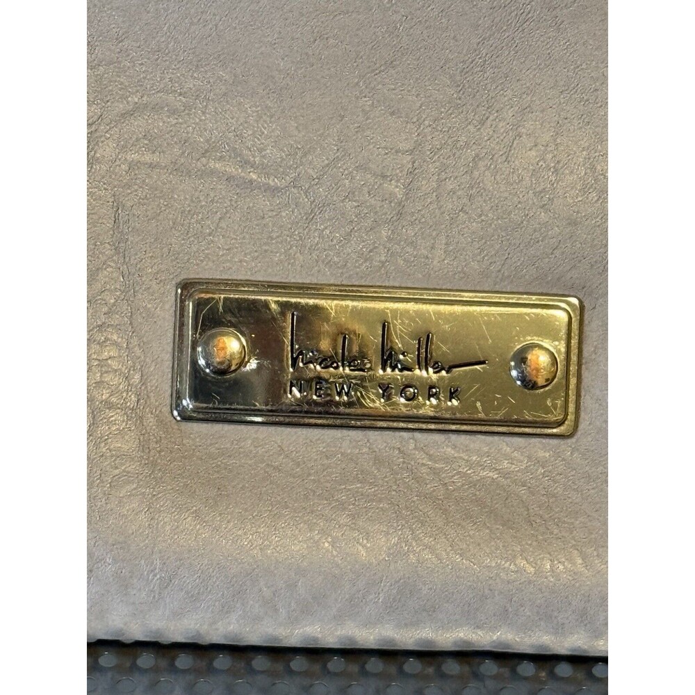 Nicole Miller New York Purse Crossbody Light Purple Faux Leather - Picture 2 of 5